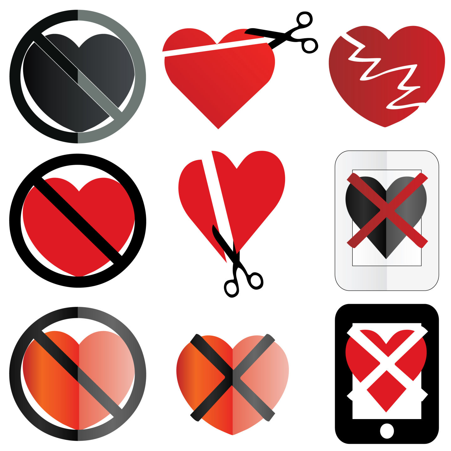 Anti Valentine icons